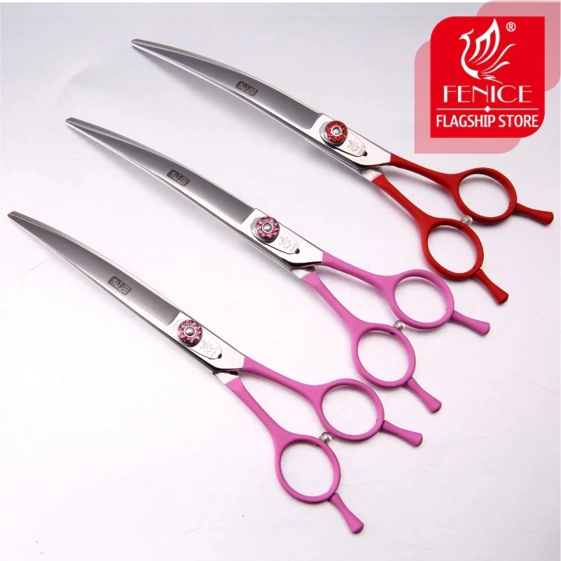 Fenice Chuyên Nghiệp 7.0/7.5/8 - đánh giá và giá Professional Pet Grooming Scissors Curved