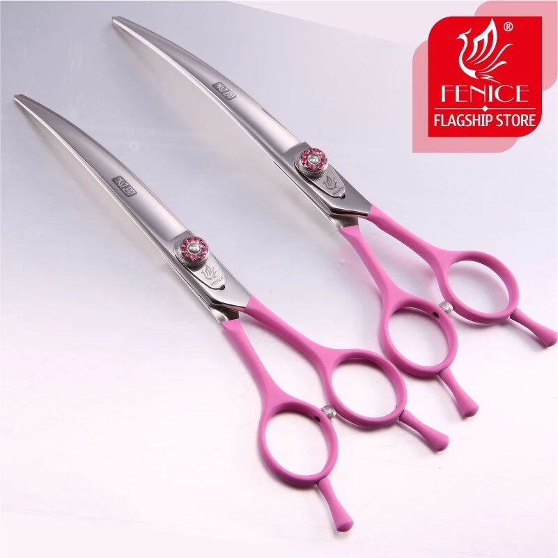 Fenice Chuyên Nghiệp 7.0/7.5/8 - đánh giá và giá Professional Pet Grooming Scissors Curved