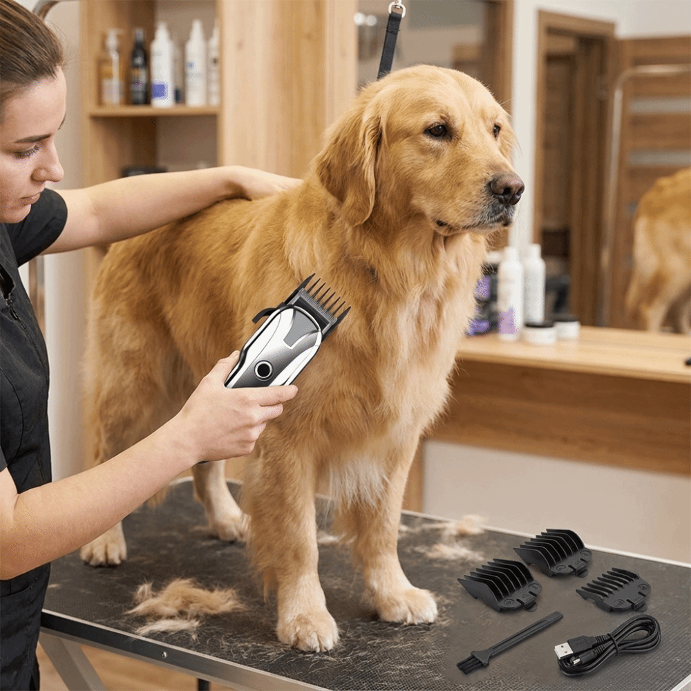USB Rechargeable Electric Pet  - đánh giá và giá Cordless Dog Clippers Low Noise Grooming