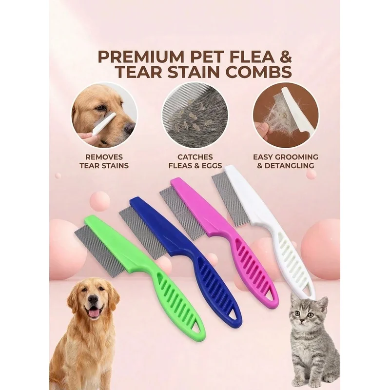Pet Tear Stain & Flea Comb Fin - đánh giá và giá Flea Comb Fine Tooth Pet Tear Stain