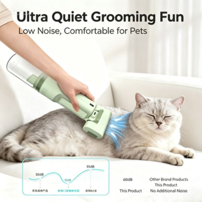 ZONGYAN Pet Grooming Vacuum Cl - đánh giá và giá Pet Grooming Vacuum Suction Kit 5 In 1