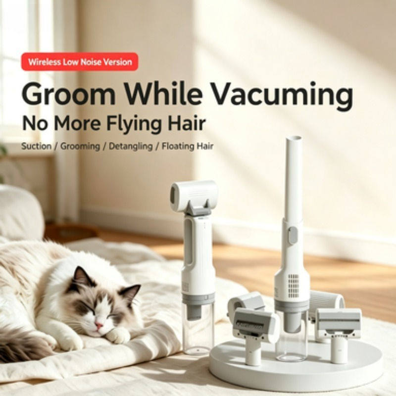 ZONGYAN Pet Grooming Vacuum Cl - đánh giá và giá Pet Grooming Vacuum Suction Kit 5 In 1