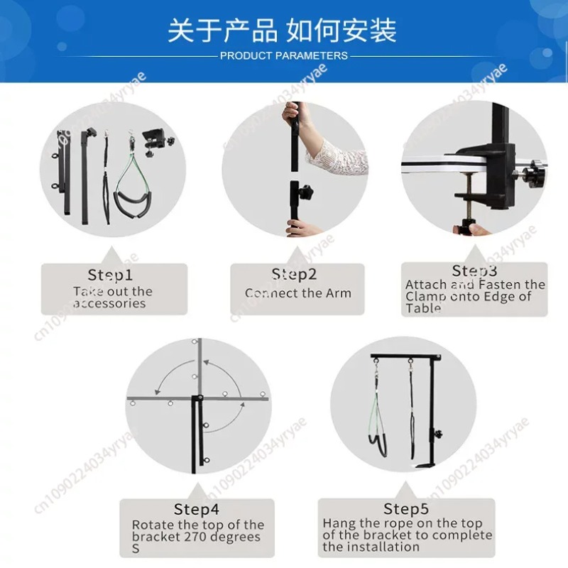 Folded Pet Grooming Arm w/ Cla - đánh giá và giá Folding Pet Grooming Table Arm Clamp