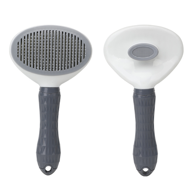 Cat Grooming Brush Self Cleani - đánh giá và giá Slicker Brush Self Cleaning Pet Grooming