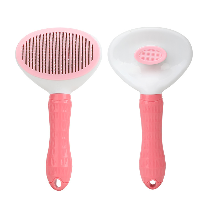 Cat Grooming Brush Self Cleani - đánh giá và giá Slicker Brush Self Cleaning Pet Grooming