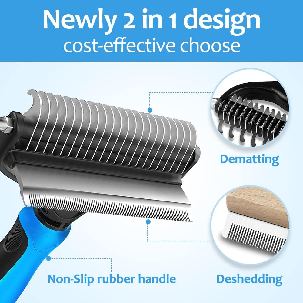 Pet Grooming Brush,Dog Brush f - đánh giá và giá Undercoat Rake Dematting Tool Dog Shedding