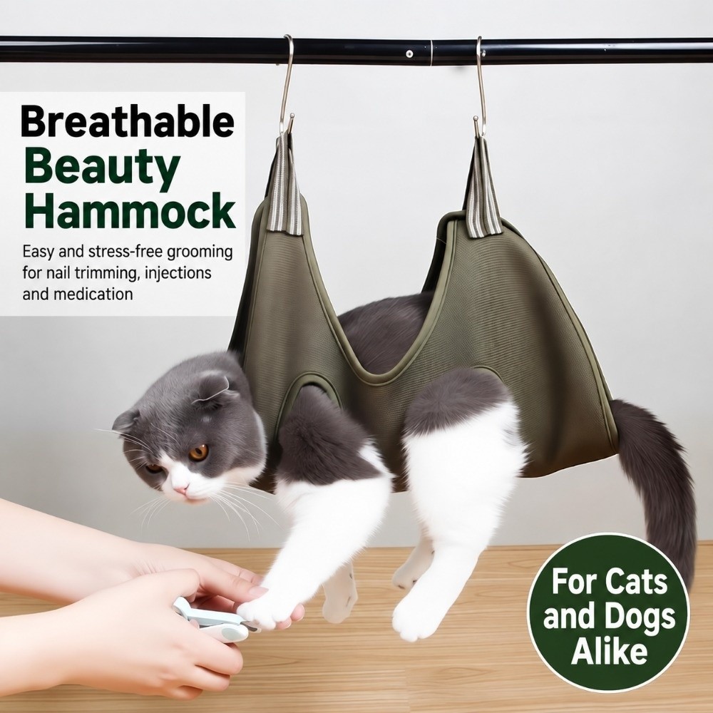 Nylon Pet Grooming Hammock Bre - đánh giá và giá Pet Grooming Hammock Sling Restraint