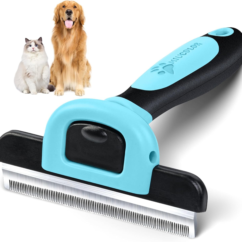 Pet Grooming Brush-Double Side - đánh giá và giá Undercoat Rake Dematting Tool Dog Shedding
