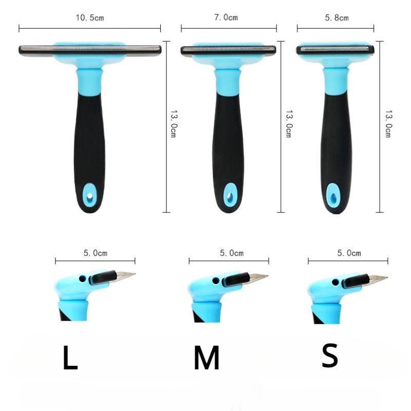 Pet Grooming Brush-Double Side - đánh giá và giá Undercoat Rake Dematting Tool Dog Shedding
