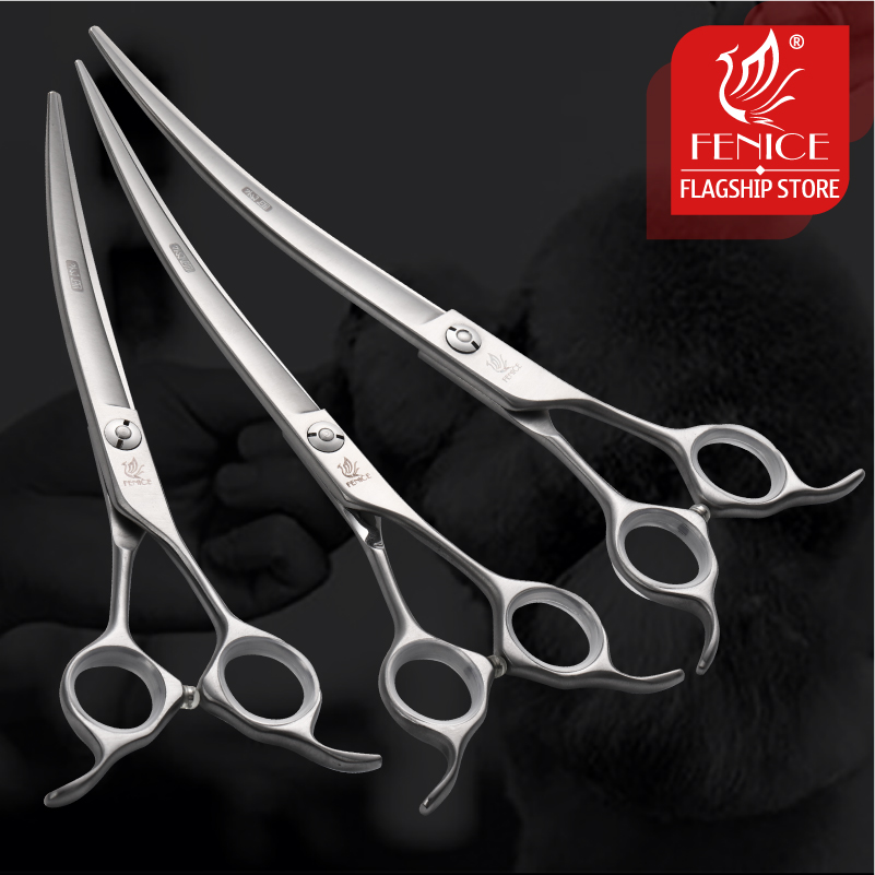 Fenice 6.5/7/7.5 Inch Thú Cưng - đánh giá và giá Professional Pet Grooming Scissors Curved