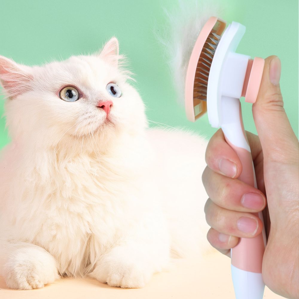 Pet Grooming Slicker Brush Sel - đánh giá và giá Slicker Brush Self Cleaning Pet Grooming