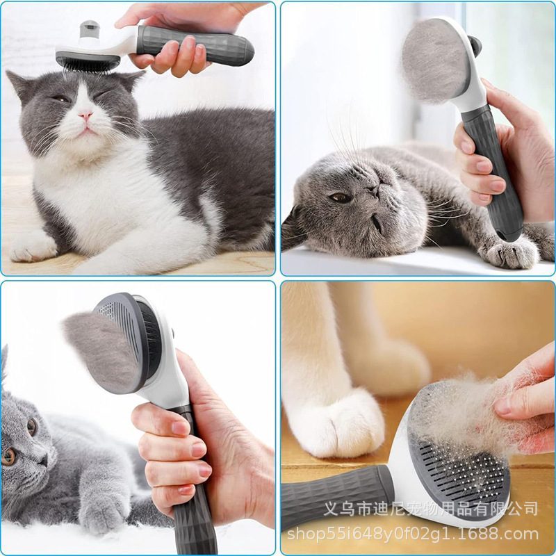 Pet Self-Cleaning Slicker Brus - đánh giá và giá Slicker Brush Self Cleaning Pet Grooming