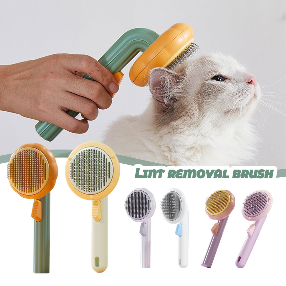Pet Hair Removal Comb Cat Brus - đánh giá và giá Slicker Brush Self Cleaning Pet Grooming