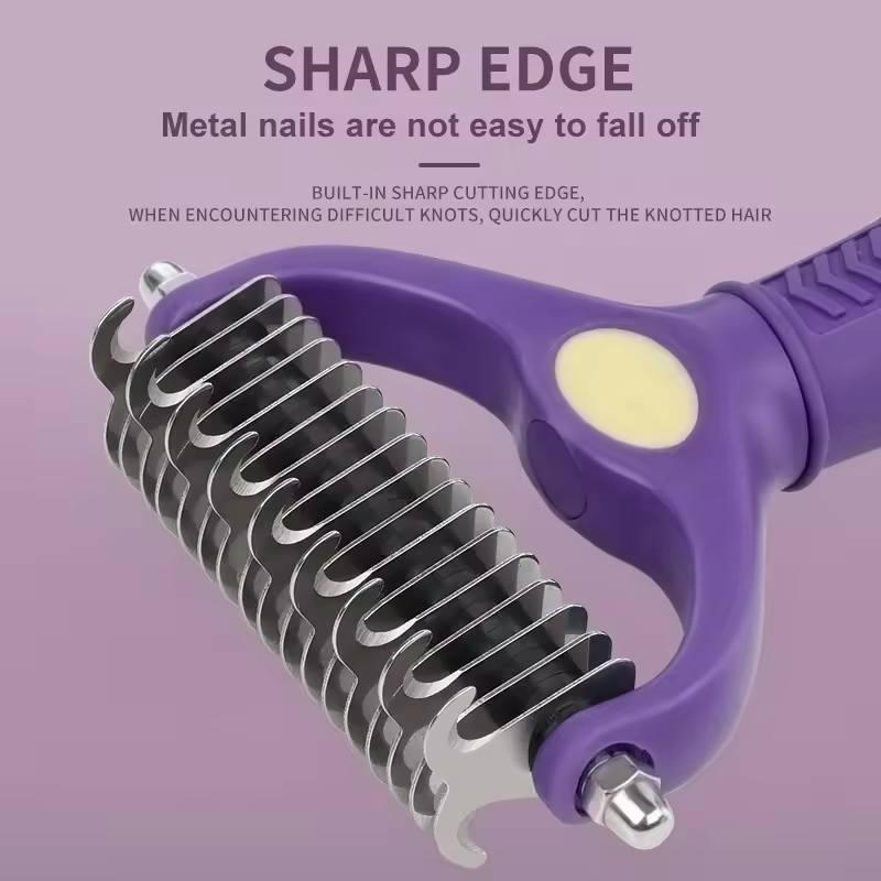 Pet Grooming Knot Comb Pet Des - đánh giá và giá Undercoat Rake Dematting Tool Dog Shedding