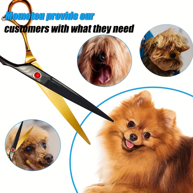 Curved Dog Grooming Scissors , - đánh giá và giá Professional Pet Grooming Scissors Curved