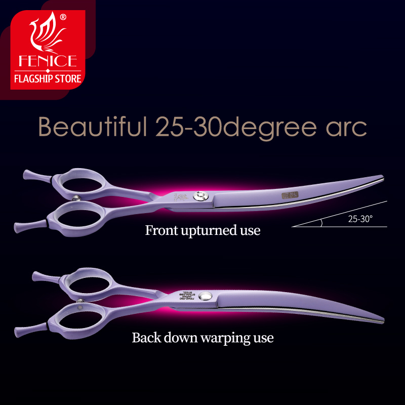 Fenice Professional 6.5/7 Inch - đánh giá và giá Professional Pet Grooming Scissors Curved