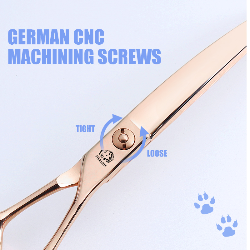 FIRELION Chuyên Nghiệp VG10 7. - đánh giá và giá Professional Pet Grooming Scissors Curved