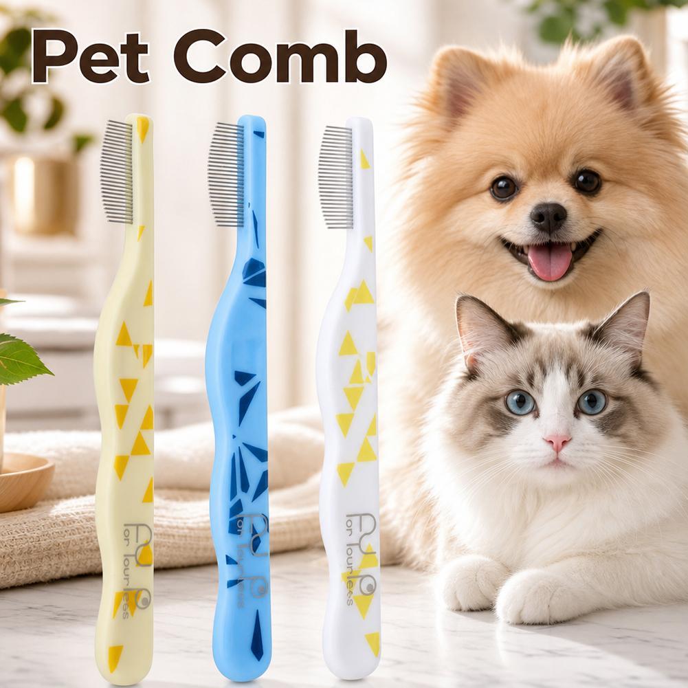 Cat Face Comb Mini Stainless S - đánh giá và giá Flea Comb Fine Tooth Pet Tear Stain