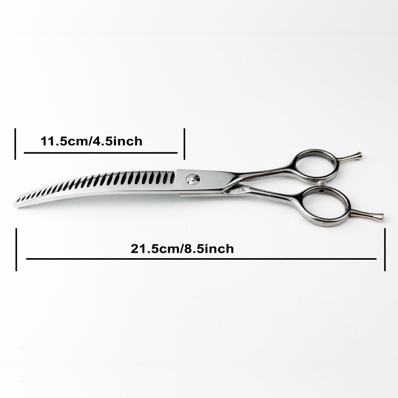 Wingsbro 8/7 Inches Dogs Curve - đánh giá và giá Professional Pet Grooming Scissors Curved
