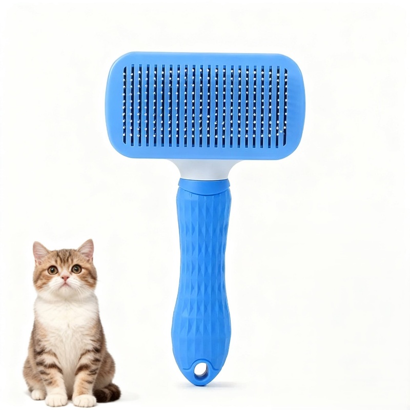 Self‑Cleaning Slicker Brush Pe - đánh giá và giá Slicker Brush Self Cleaning Pet Grooming