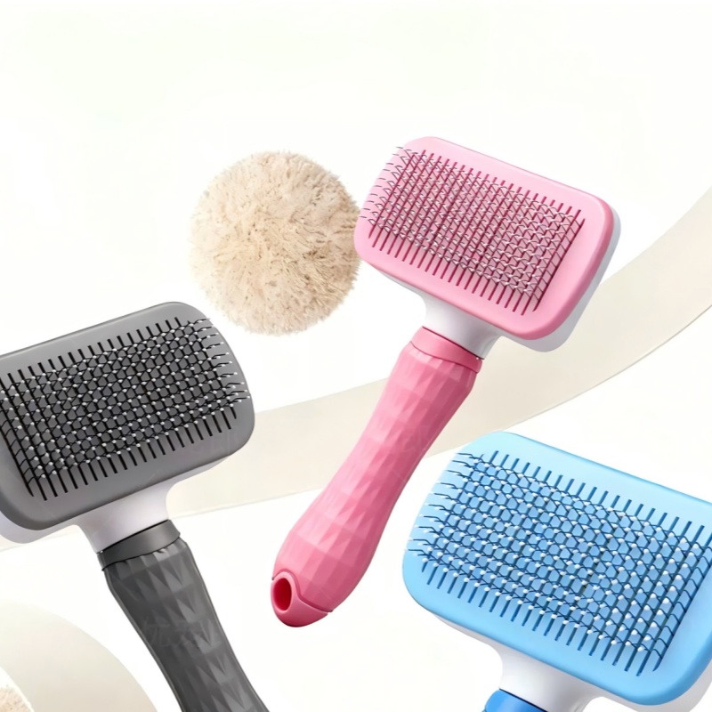 Self‑Cleaning Slicker Brush Pe - đánh giá và giá Slicker Brush Self Cleaning Pet Grooming
